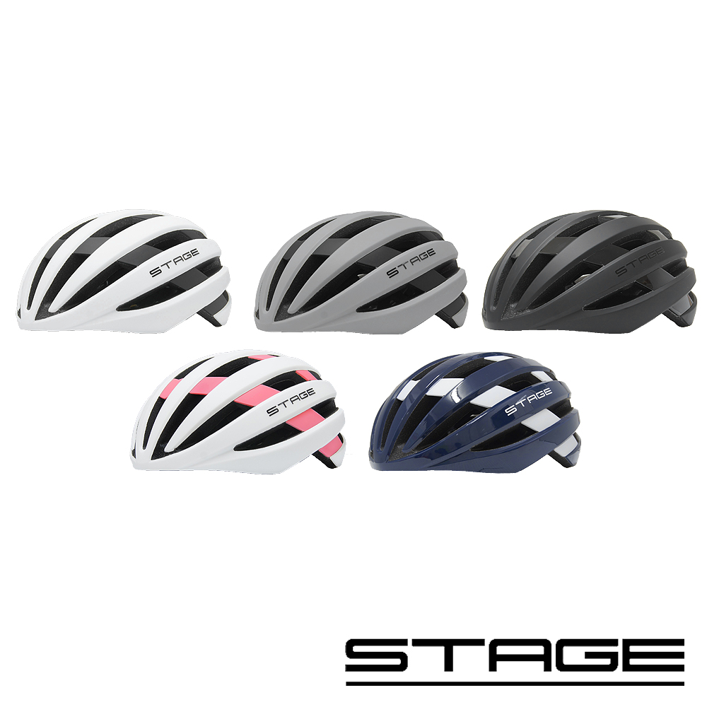 《STAGE》輕量單車安全帽 AEROJET系列 多色