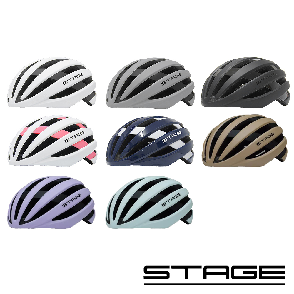 《STAGE》輕量單車安全帽 AEROJET系列 多色