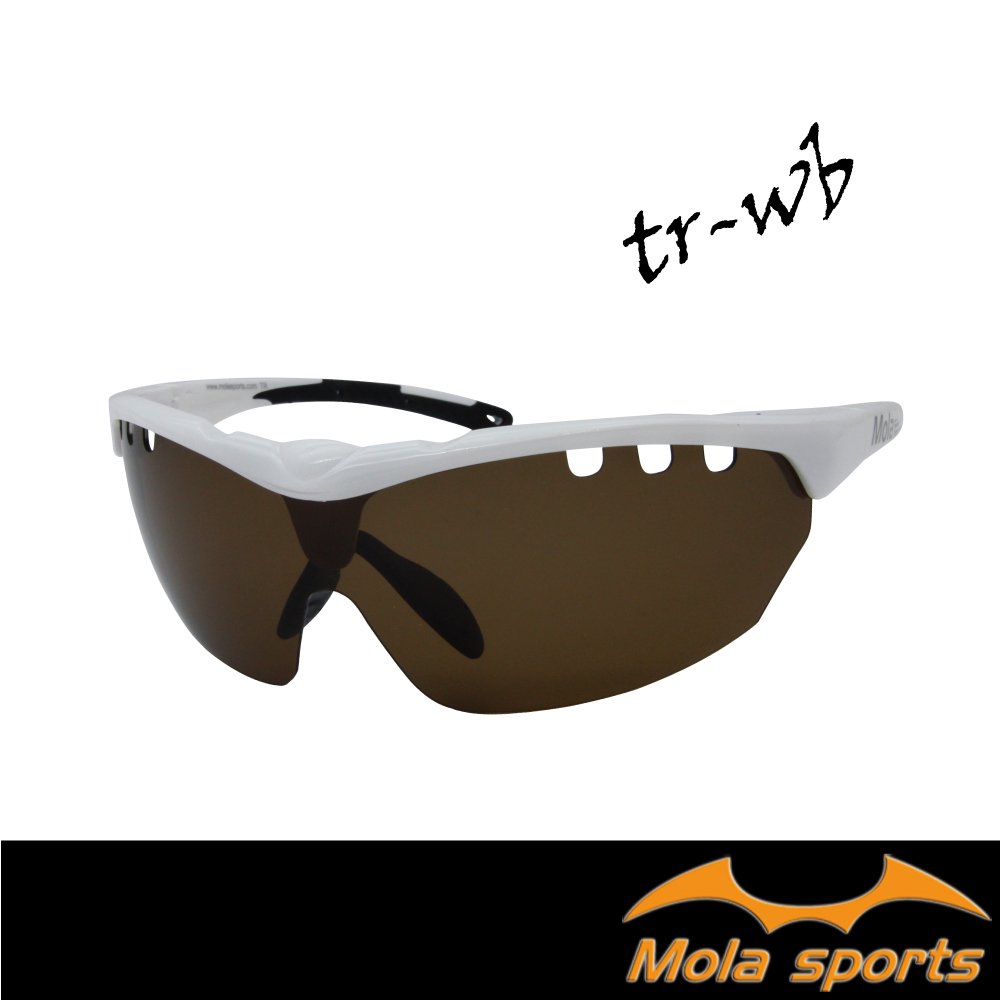 超輕量 23.8g!運動太陽眼鏡 UV400 超輕量 男女 自行車 跑步 戶外休閒 TR-wb MOLA 摩拉