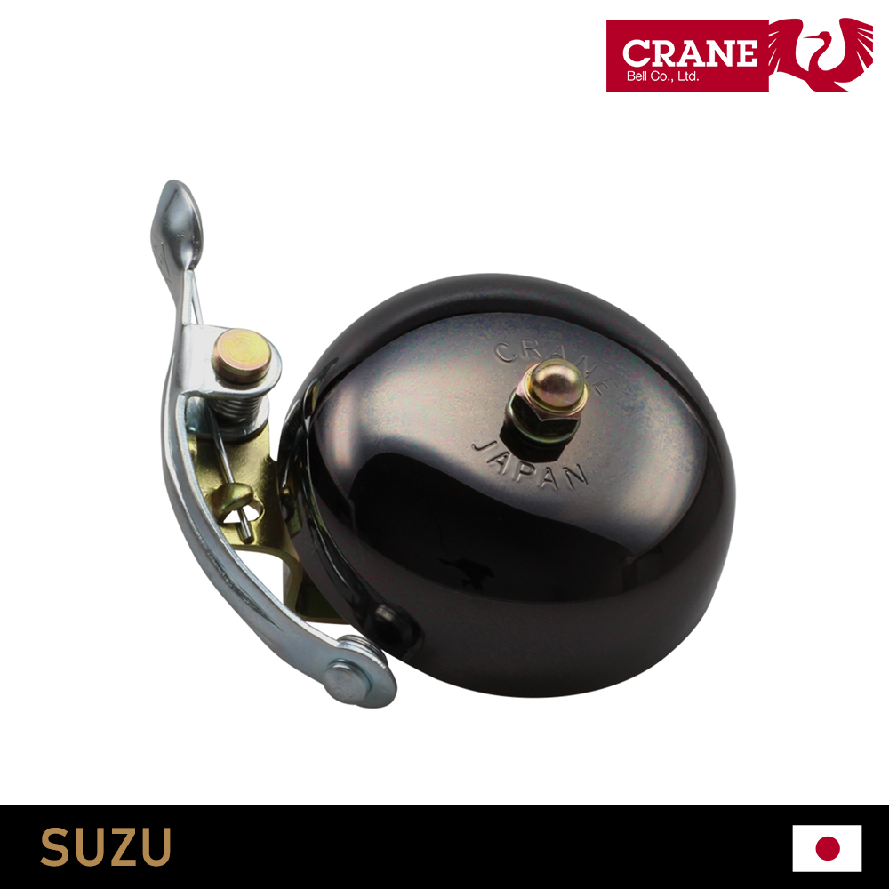 Crane Bell Suzu 自行車鈴鐺 CR-SZSB-NBK / 黑色Neo Black