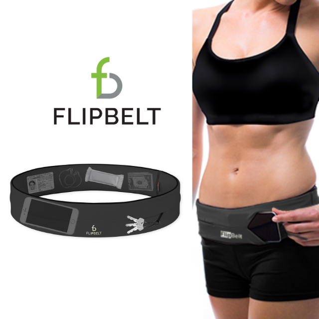 FlipBelt 飛力跑運動腰帶 - 鐵灰色
