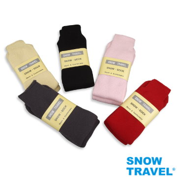 【SNOW TRAVEL】3M THINSNLATE材質保暖中長雪襪AR-23(5件組)