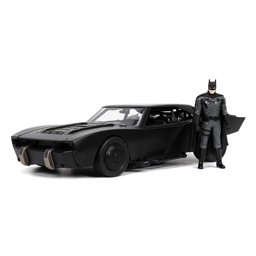 蝙蝠俠1:24合金車-2022蝙蝠車+蝙蝠俠