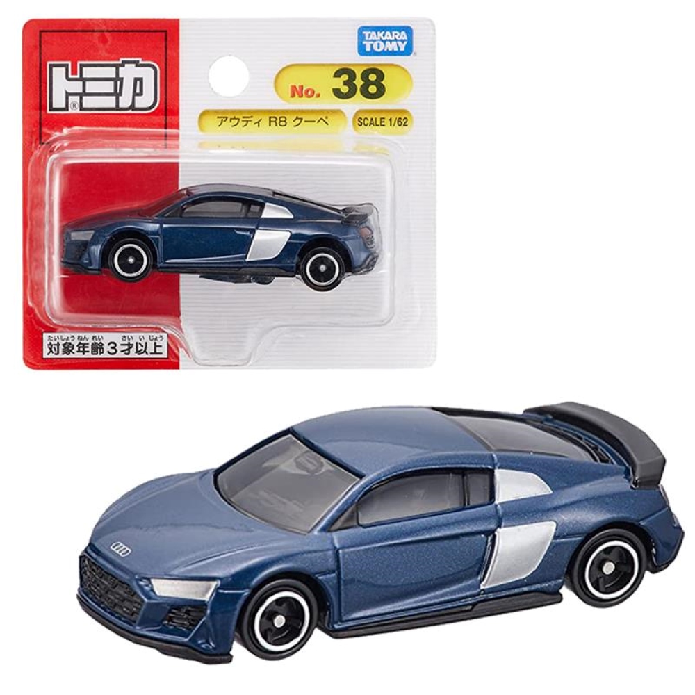 【TOMICA】 汽車世界 多美小汽車 Audi R8 Coupe NO.38