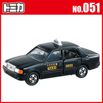 TOMICA 多美小汽車NO.051 豐田黑色計程車