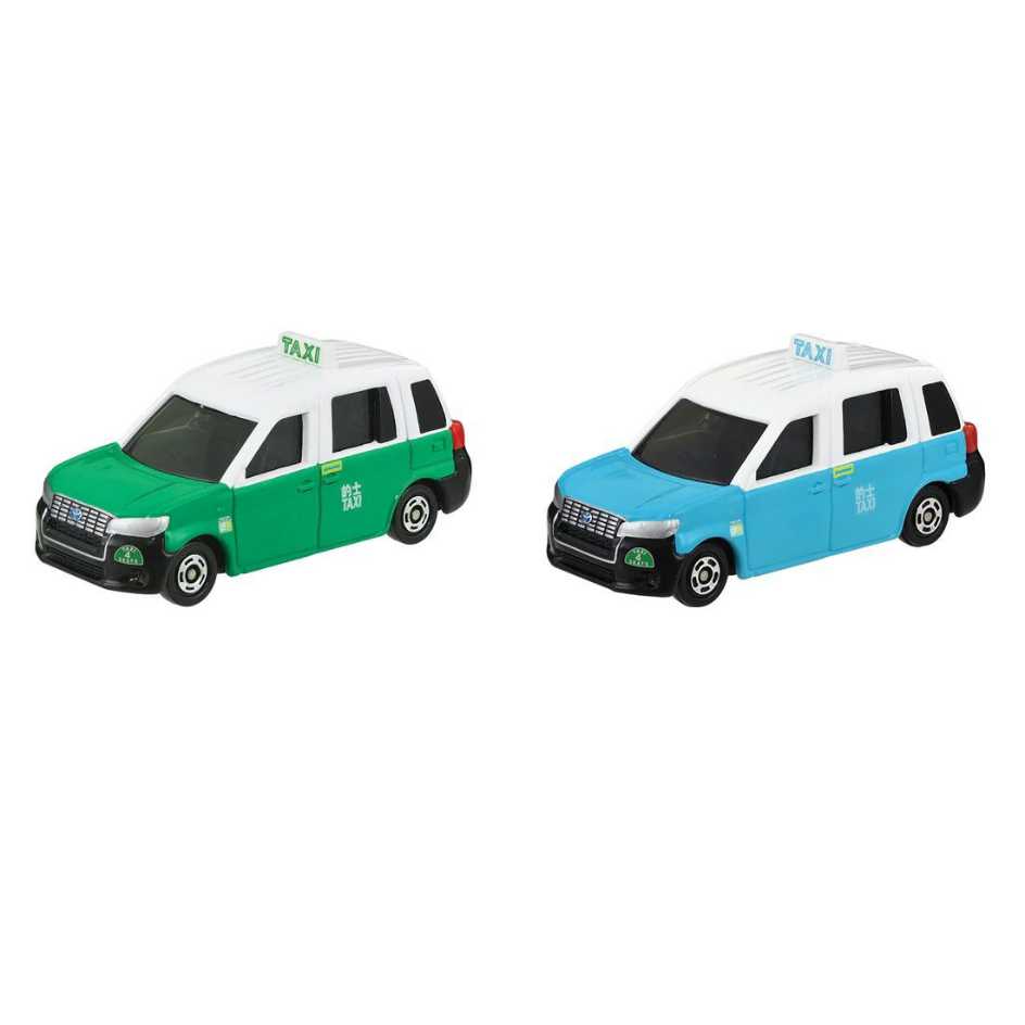 TOMY 多美小汽車 TOMICA 亞洲限定 香港計程車 香港計程車 綠色 / 藍色 兩款分售