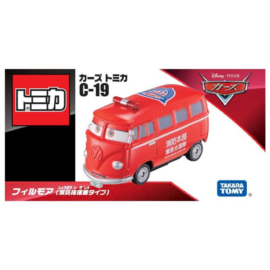 TAKARA TOMY 多美小汽車 TOMICA 汽車總動員 C-19 阿飛 (消防救援版)