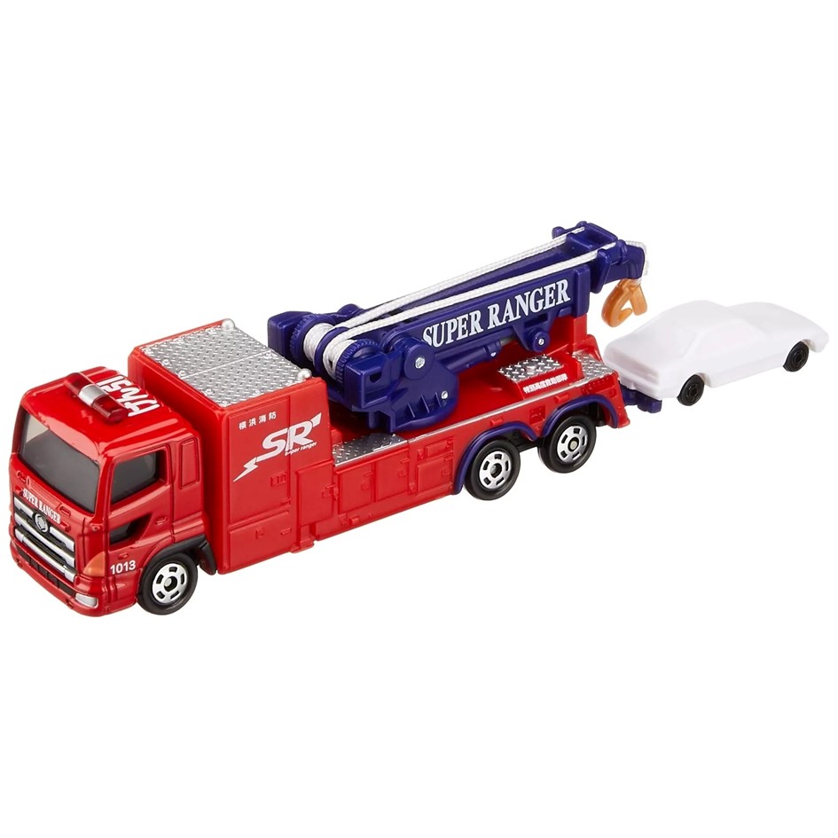 TAKARA TOMY 多美小汽車 TOMICA #132 橫濱消防局工作車 日本 消防車 拖車