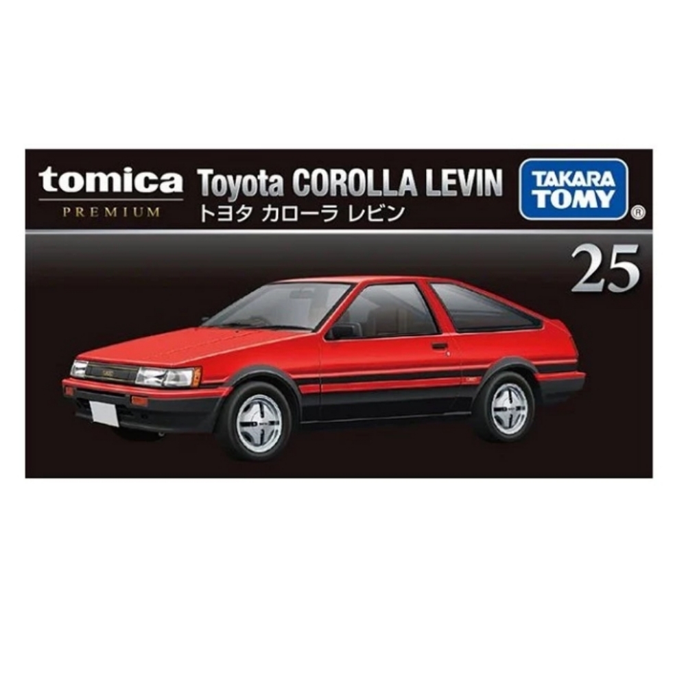 TOMICA PREMIUM 25 豐田Corolla Levin 一般黑盒 多美小汽車 TM93645