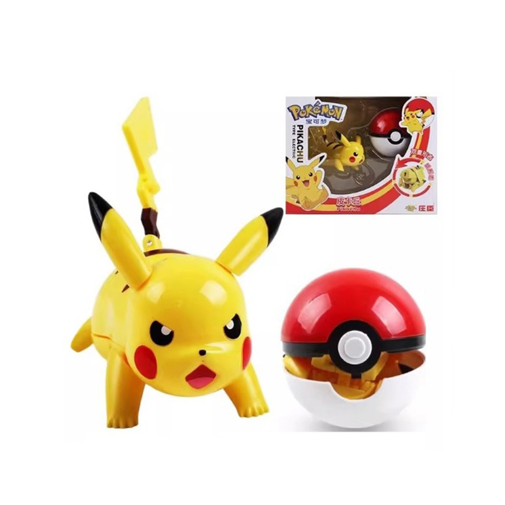 Pokemon 精靈寶可夢 神奇寶貝 變形球 趴姿皮卡丘