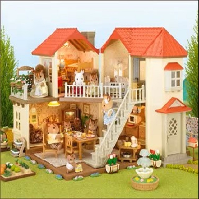 Sylvanian Family 森林家族【花園附燈別墅】