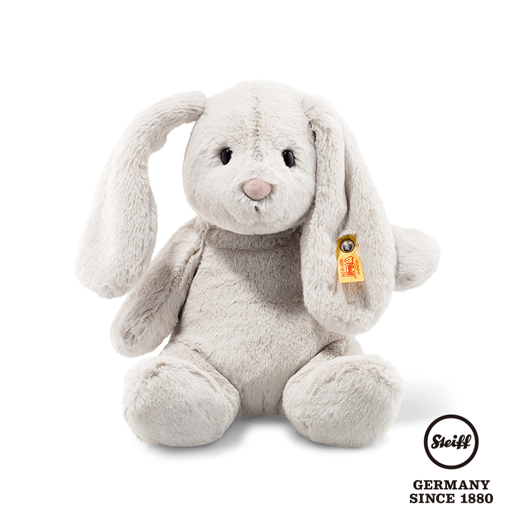 STEIFF德國金耳釦泰迪熊 - Hoppie Rabbit 兔子28cm (動物王國)