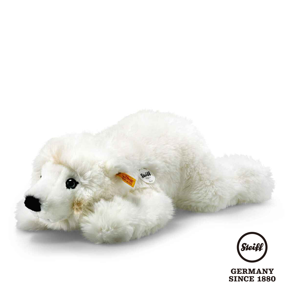 STEIFF德國金耳釦泰迪熊-Arco Polar Bear 北極熊 (動物王國_黃標)