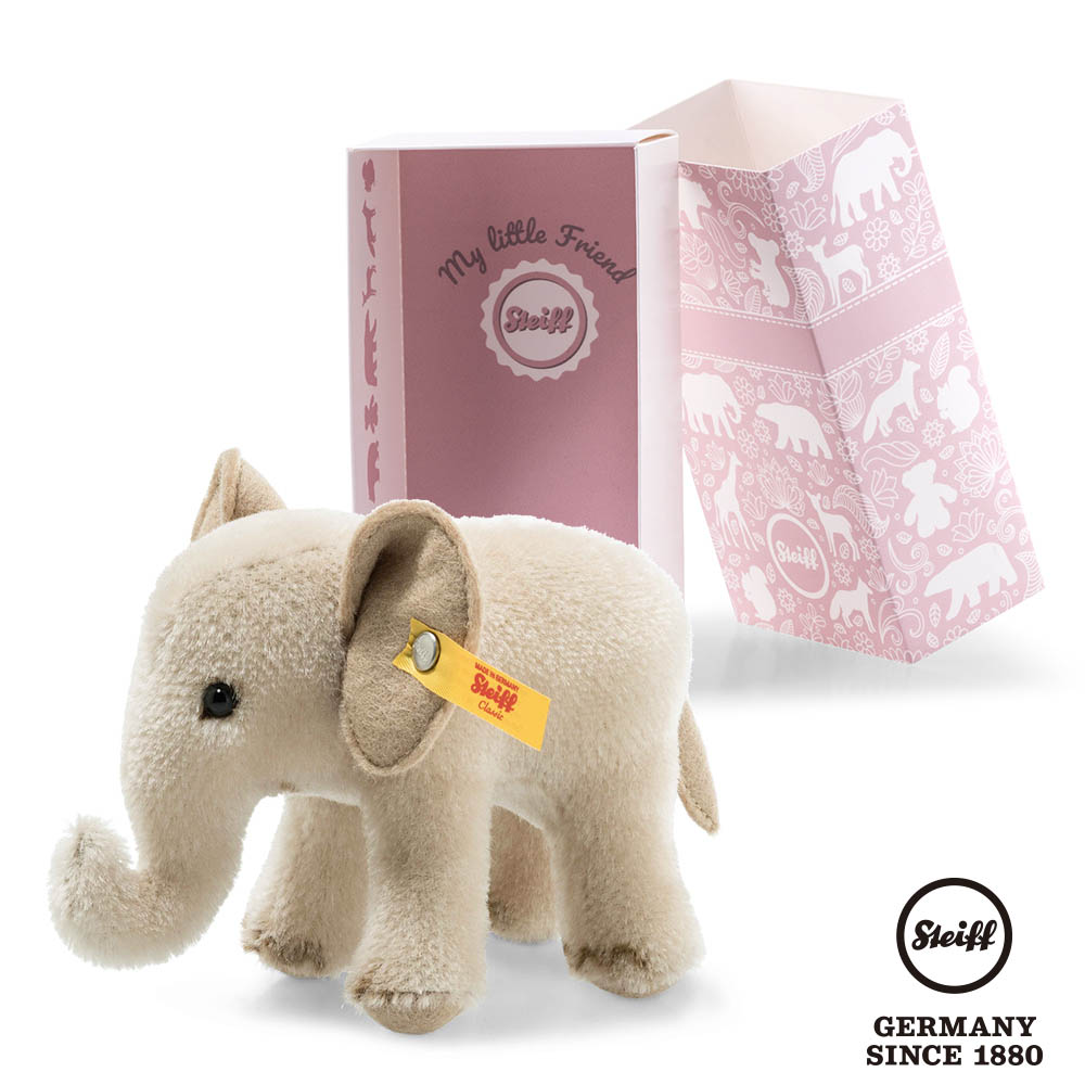STEIFF德國金耳釦泰迪熊 - Giftbox Elephant 小象(動物王國_黃標)