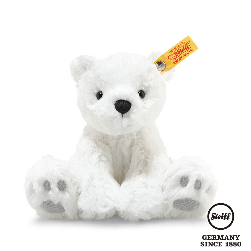 STEIFF德國金耳釦泰迪熊 - Lasse Polar Bear 北極熊 (動物王國_黃標)