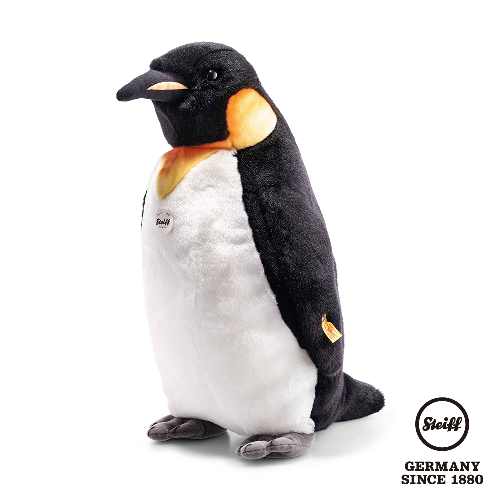STEIFF德國金耳釦泰迪熊 - Palle King Penguin 國王企鵝 (大型動物_黃標)