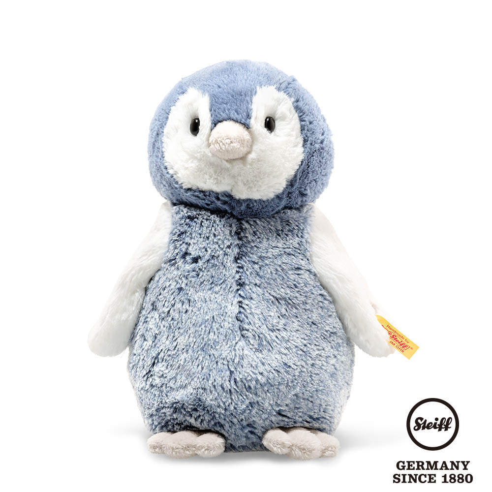STEIFF德國金耳釦泰迪熊 - Paule Penguin 企鵝 (動物王國_黃標)