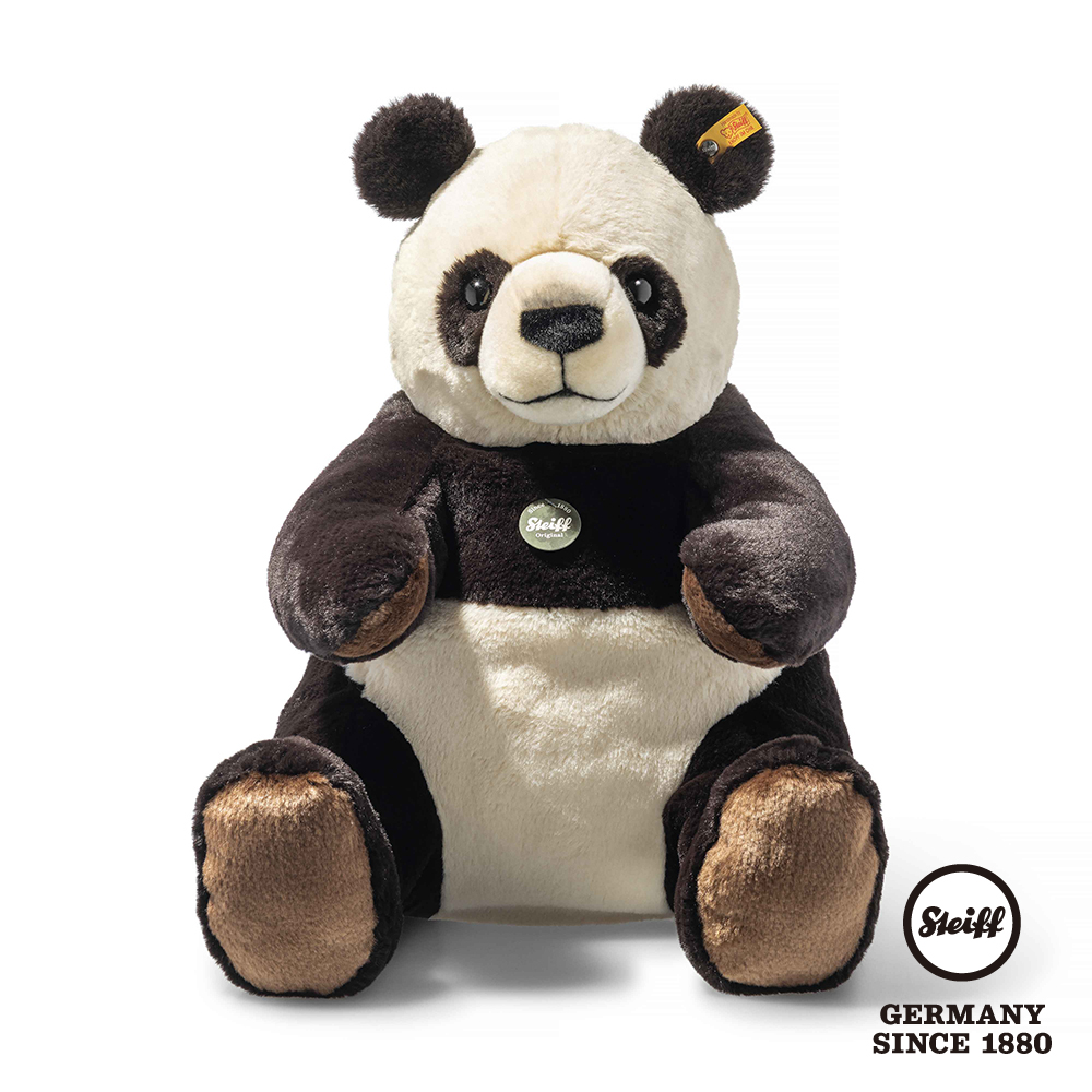 STEIFF德國金耳釦泰迪熊 - Pandi giant panda 貓熊 (動物王國_黃標)