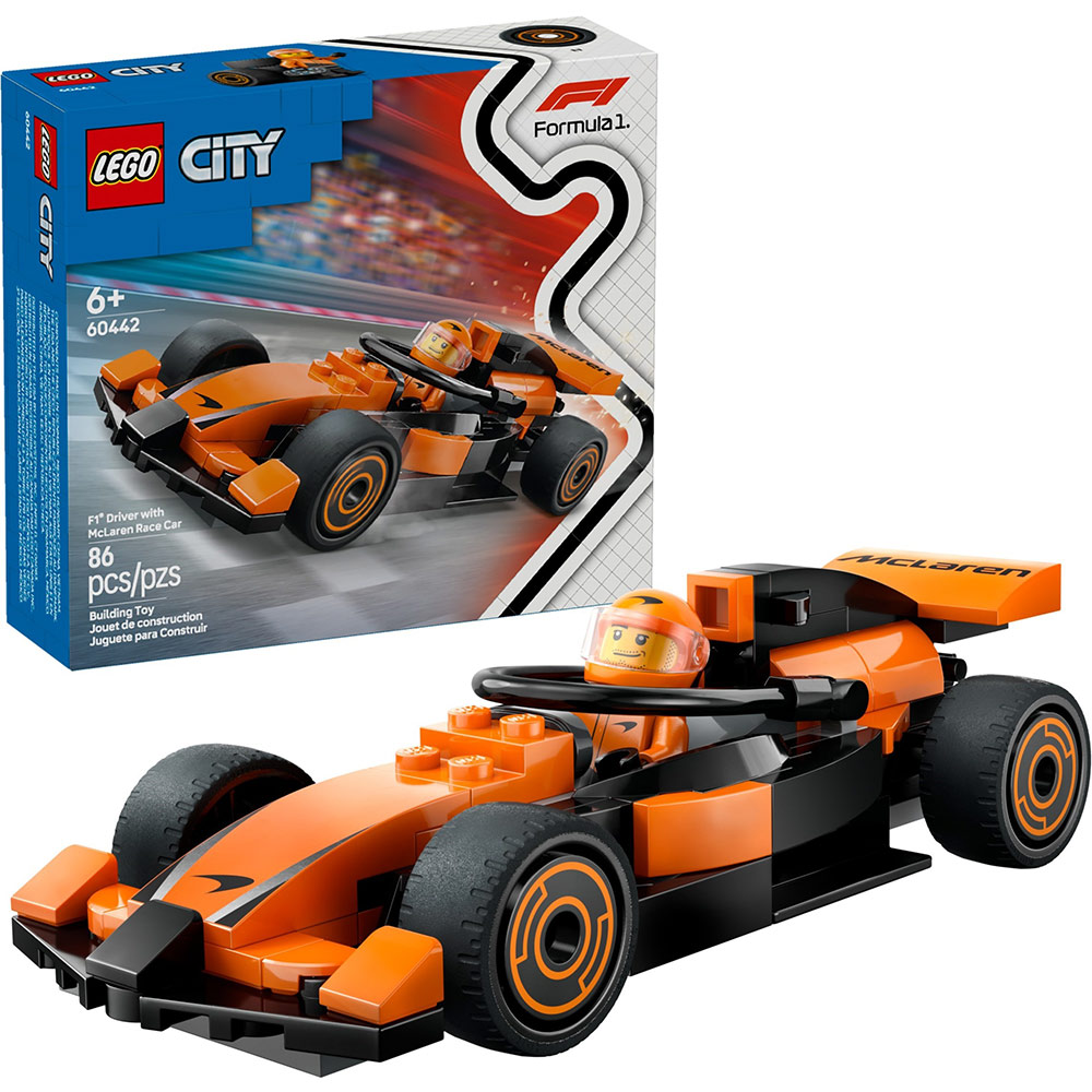 樂高積木LEGO 60442 202501 城市系列 - F1® 賽車手和 McLaren 賽車