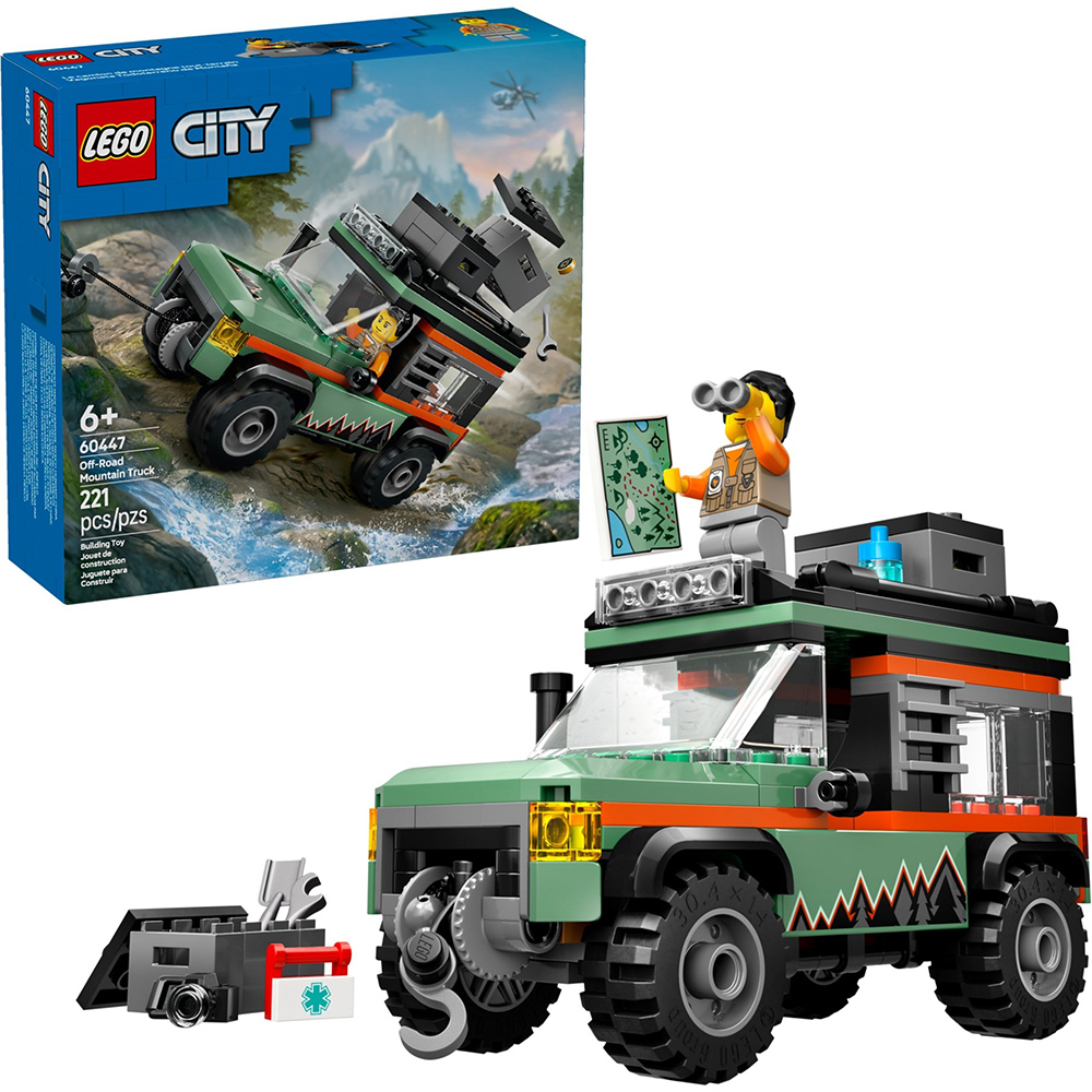 樂高積木LEGO 60447 202501 城市系列 - 山地四驅越野車