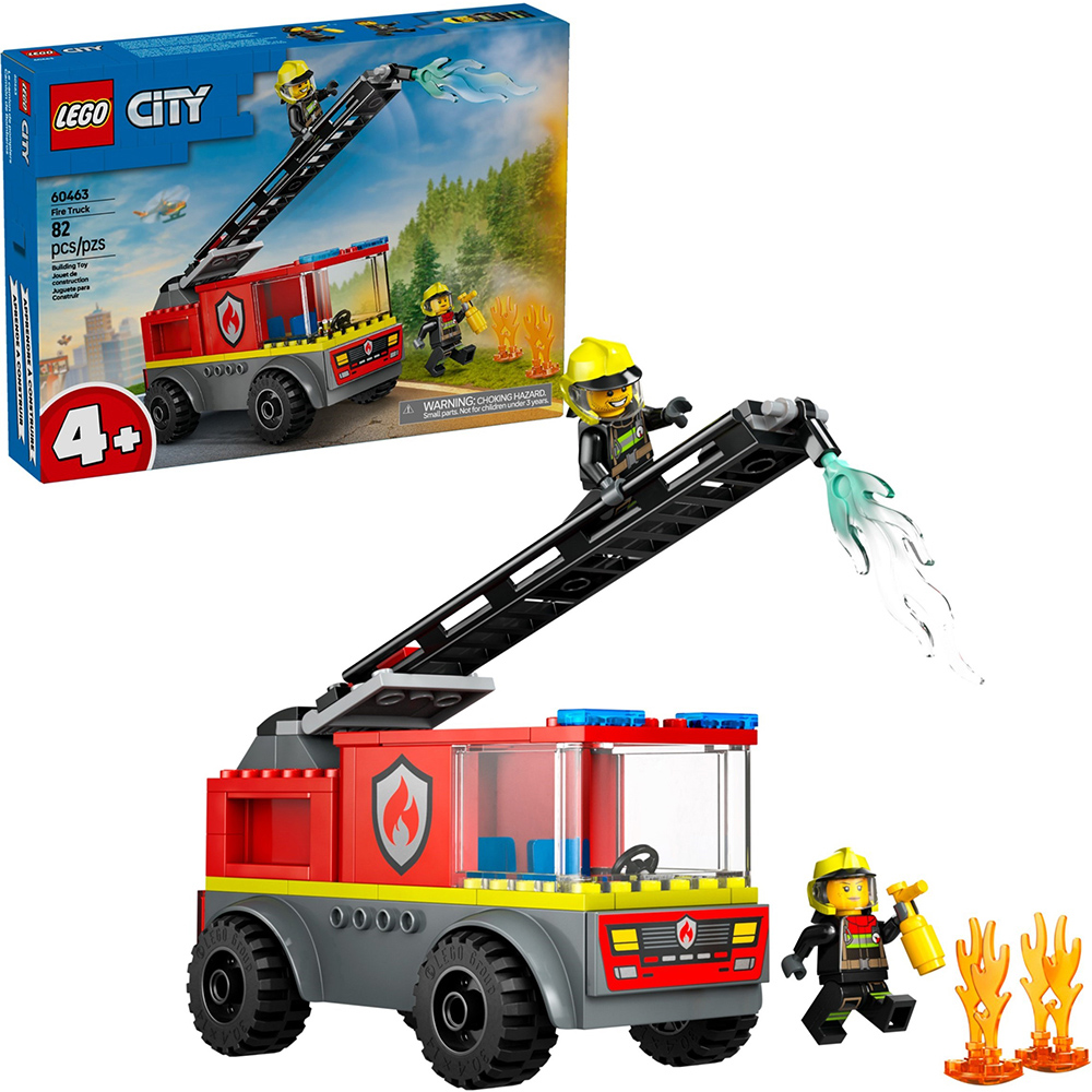 樂高積木LEGO 60463 202501 城市系列 - 雲梯消防車
