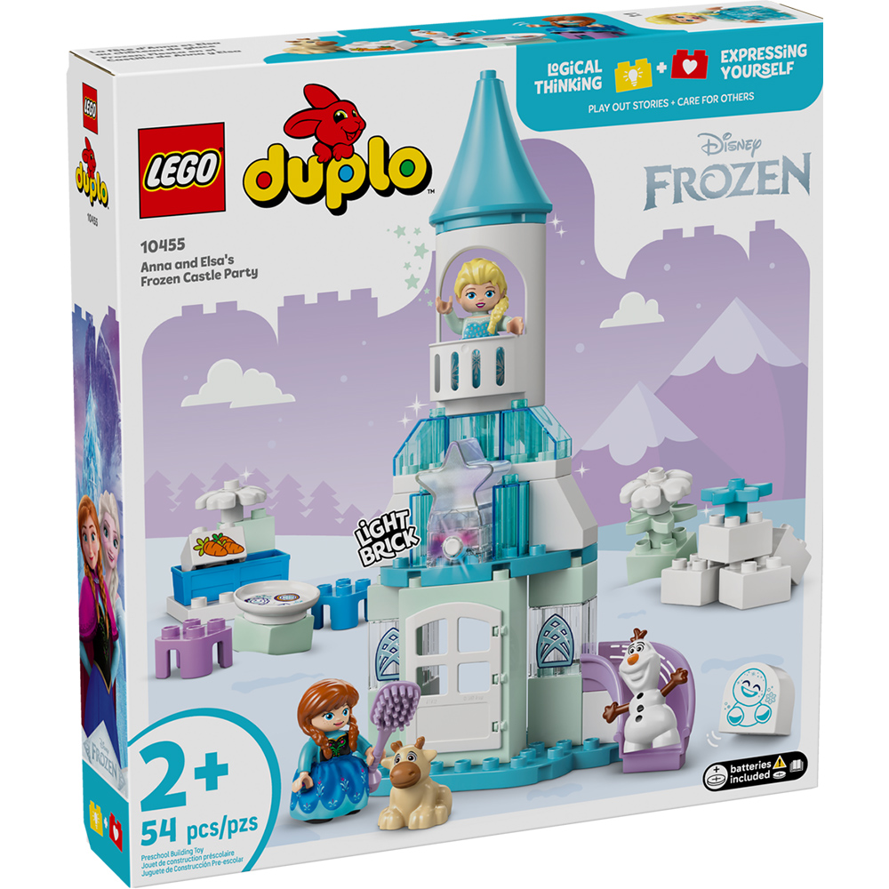 樂高積木LEGO 10455 202506 得寶系列 - 安娜與艾莎的冰雪城堡派對