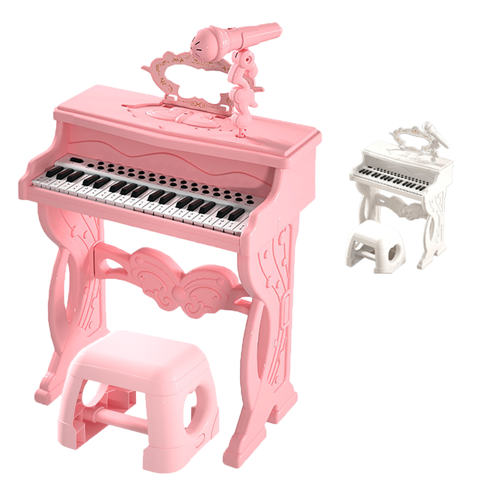 【Mesenfants】37鍵立式平式豪華鋼琴 音樂學習 帶MIC仿真琴 兒童音樂學習玩具