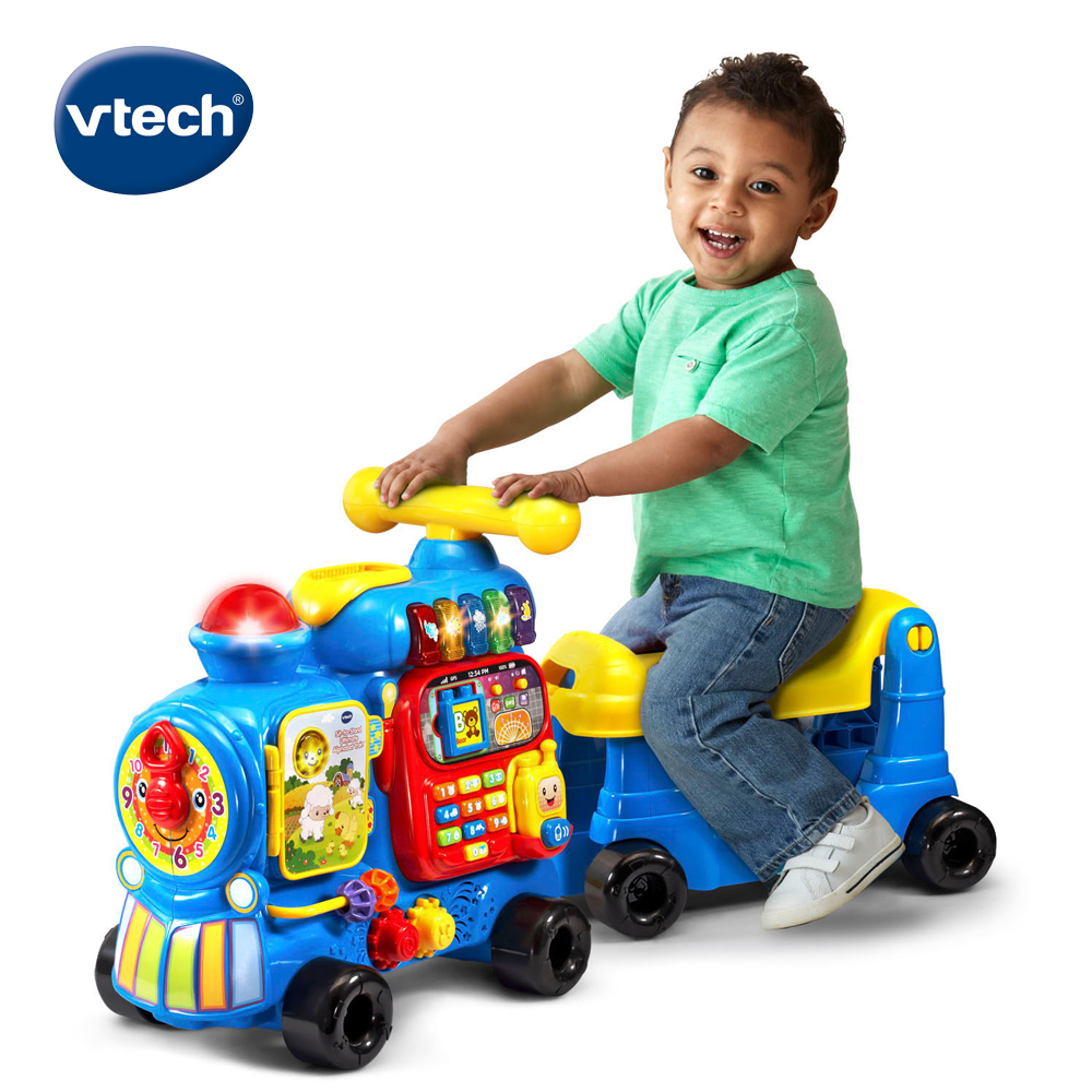 Vtech 4合1智慧積木學習車-藍色
