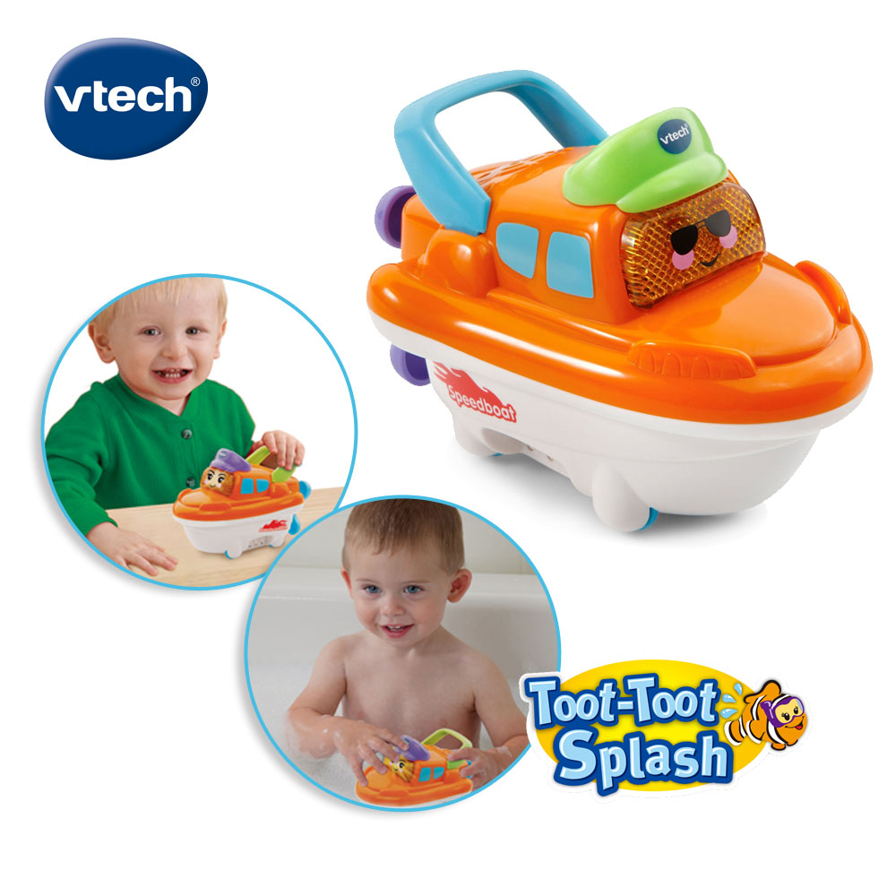 Vtech 2合1嘟嘟戲水洗澡玩具系列-酷炫快艇