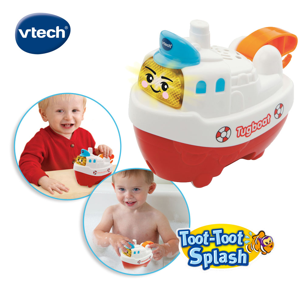 Vtech 2合1嘟嘟戲水洗澡玩具系列-神氣拖船
