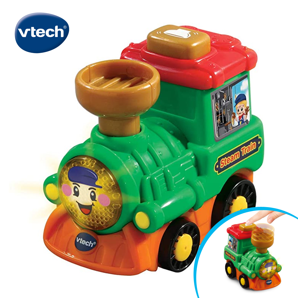 Vtech 嘟嘟聲光互動車-小火車