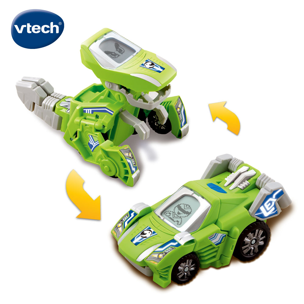 Vtech 聲光變形恐龍車系列-暴龍 -雷克斯