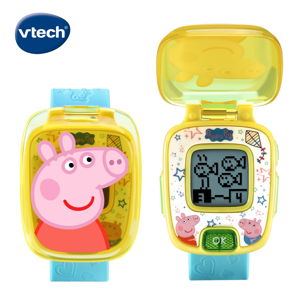Vtech 粉紅豬小妹-多功能遊戲學習手錶-藍