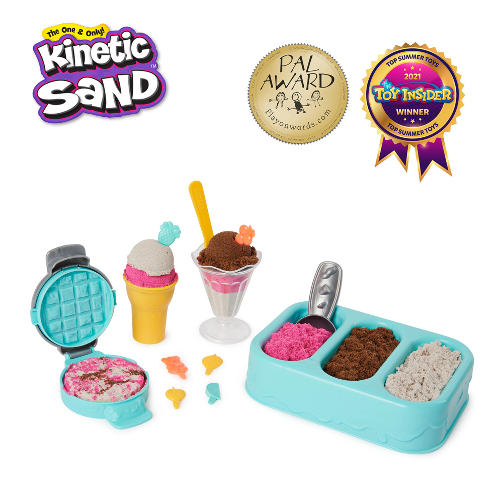 【瑞典Kinetic Sand】動力沙冰淇淋甜心遊玩組