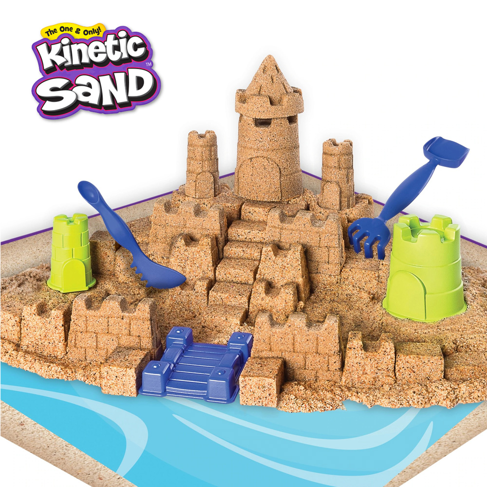 【瑞典Kinetic Sand】動力沙海灘沙堡遊玩組