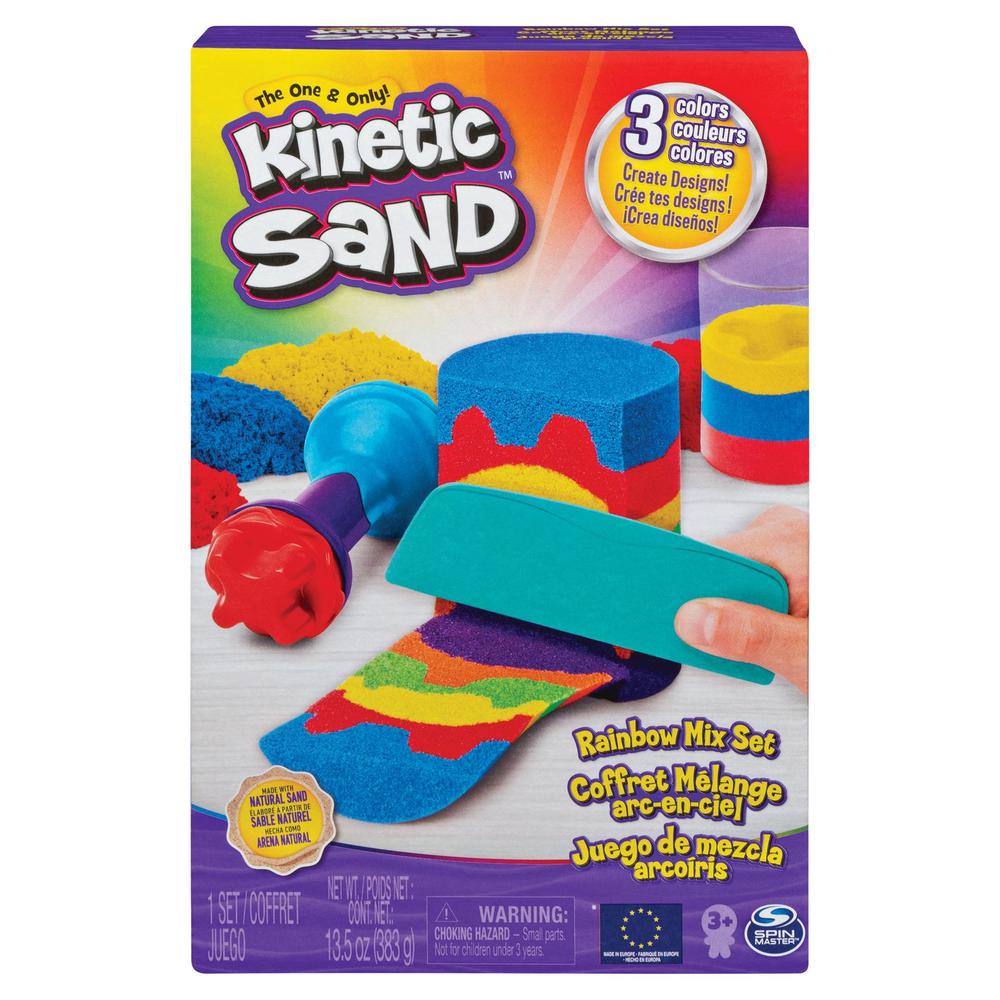 《 Kinetic Sand 動力沙 》彩虹遊戲組