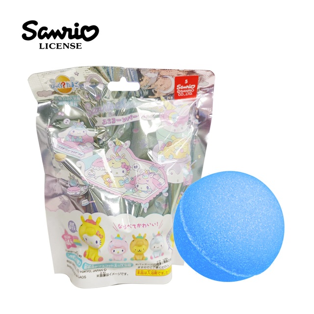 兩入一組【日本正版】三麗鷗 獨角獸造型 沐浴球 肥皂香氛 入浴球 泡澡球 款式隨機 - 704430