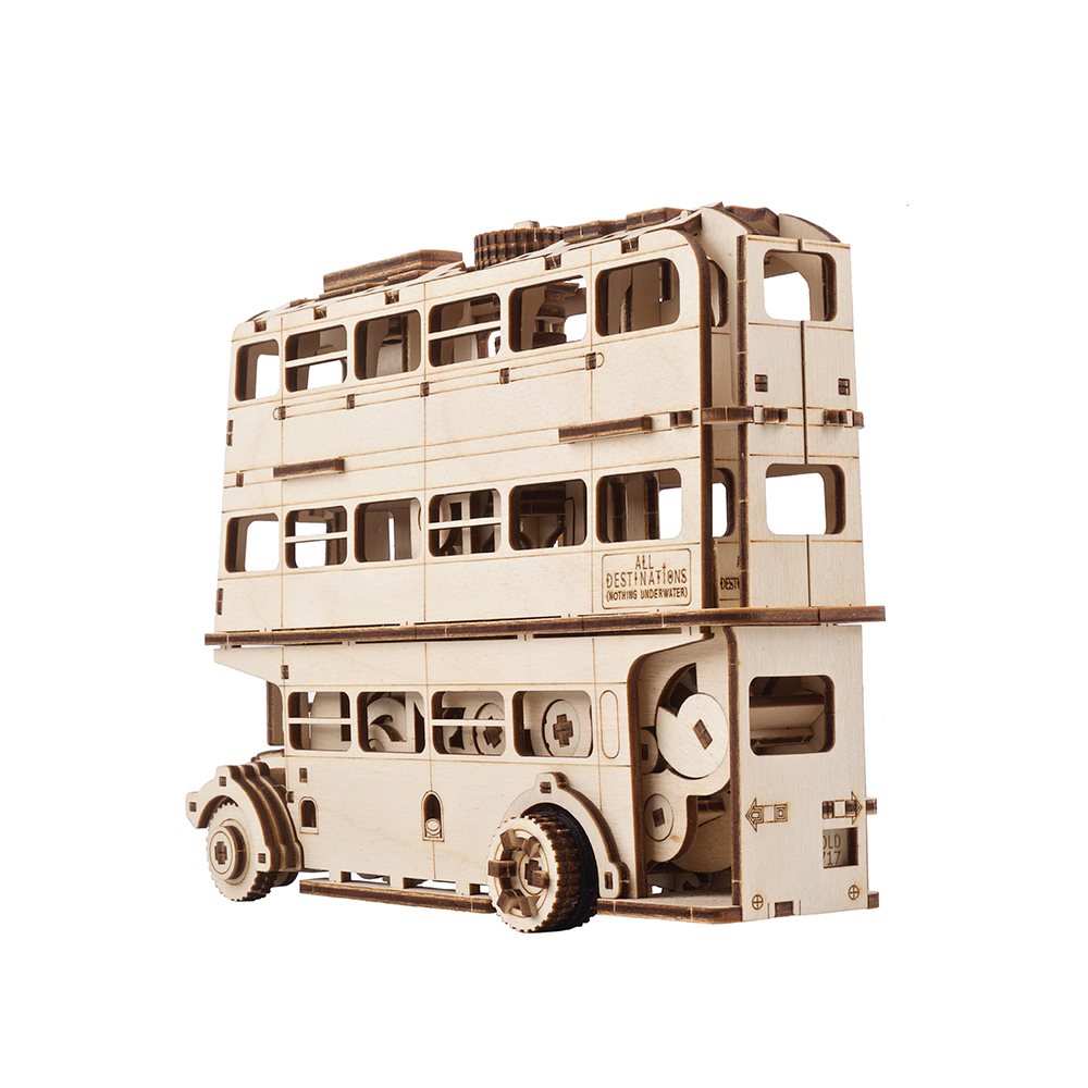 Ugears 自我推進模型 哈利波特-騎士公車