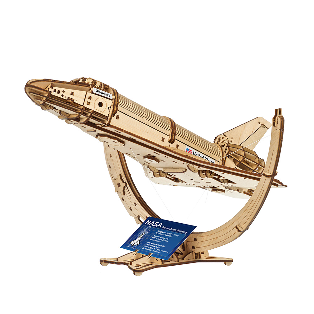 Ugears 自我推進模型 NASA 發現號太空船
