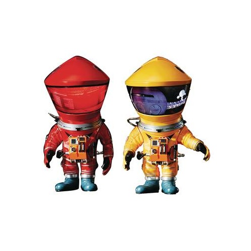 Star Ace toys Defo-Real 太空漫遊 紅色宇航員 & 黃色宇航員 雙入組