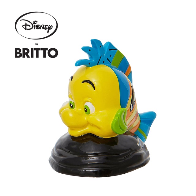 【正版授權】Enesco Britto 小比目魚 迷你塑像 公仔 精品雕塑 小美人魚 Disney - 295791