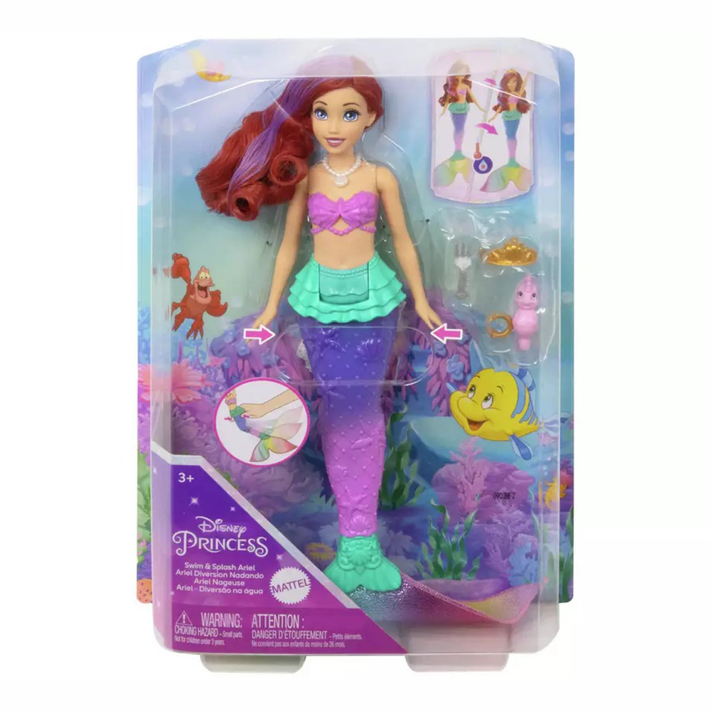 《 Disney 迪士尼 》迪士尼公主-愛麗兒公主游泳變身組