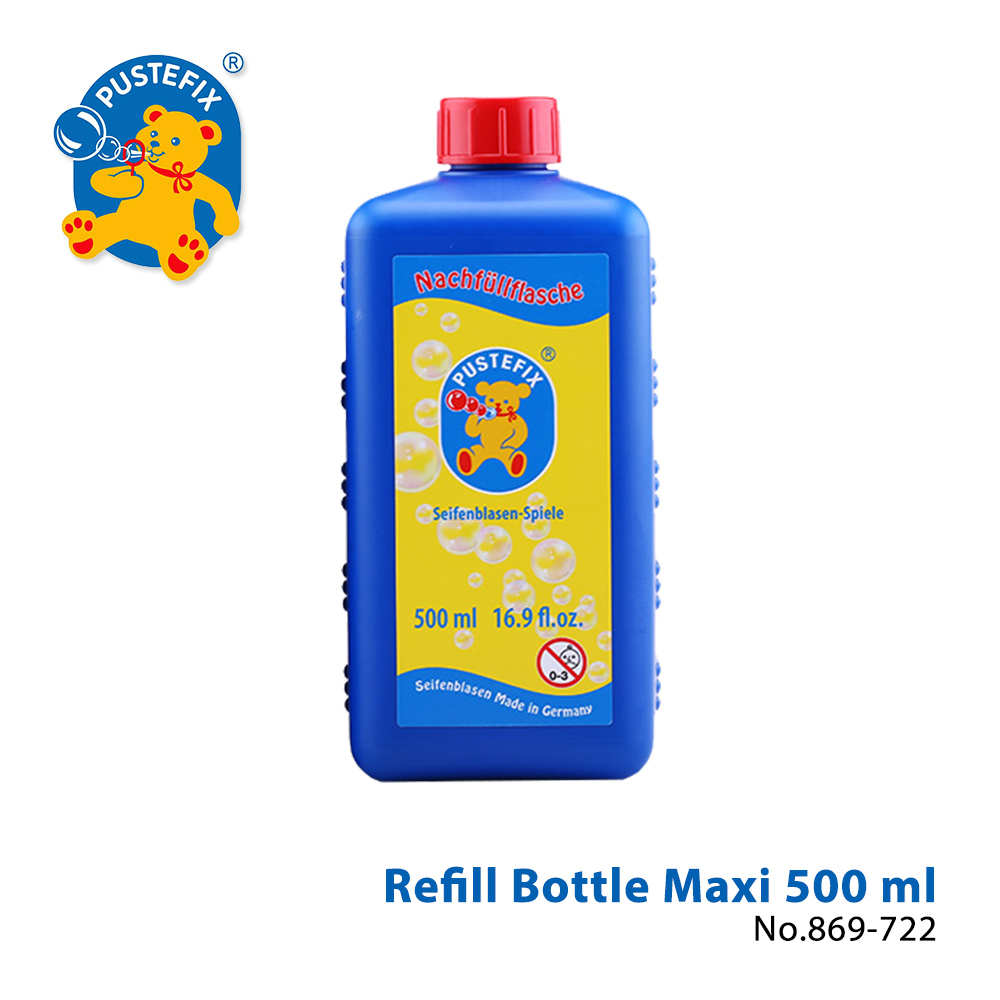【德國Pustefix】魔法泡泡水補充液500ml (藍瓶) - 869-722