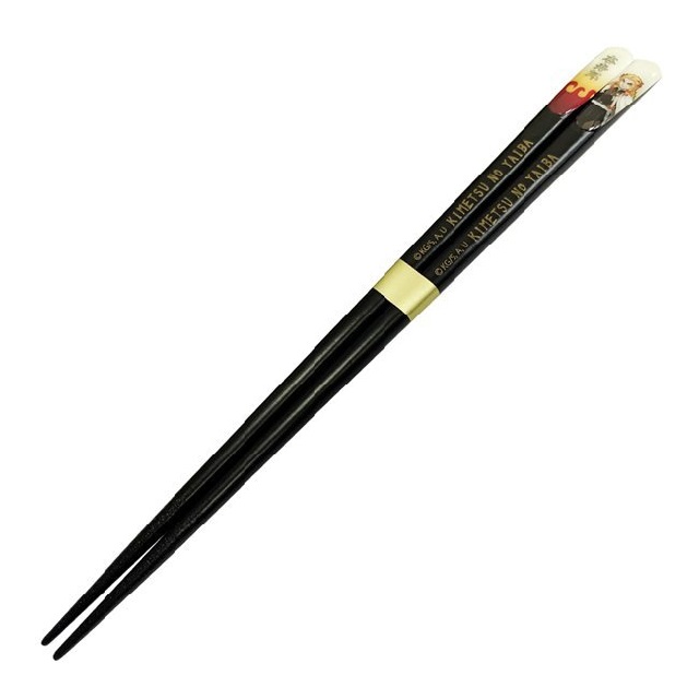【日本正版】鬼滅之刃 煉獄杏壽郎 環保筷 日本製 23cm 筷子 木質筷 木筷 環保餐具 - 073273
