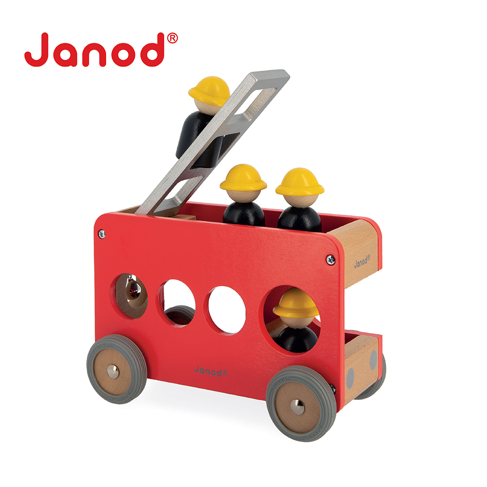 【法國Janod】城市冒險-消防車