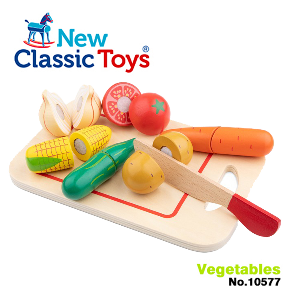 荷蘭【New Classic Toys】蔬食切切樂8件組