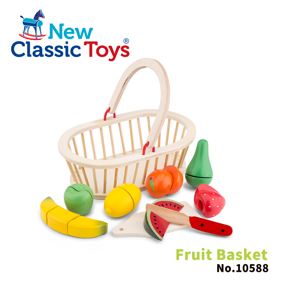 荷蘭【New Classic Toys】水果籃切切樂(10588)