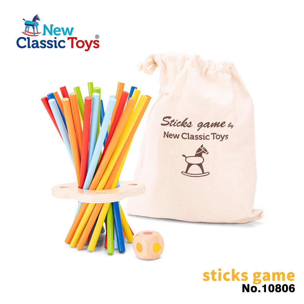 【荷蘭New Classic Toys】Pick Up Sticks抽木棒遊戲-10806