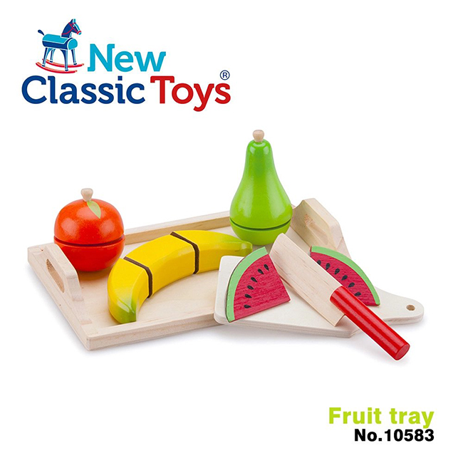 【荷蘭 New Classic Toys】10583 水果托盤切切樂