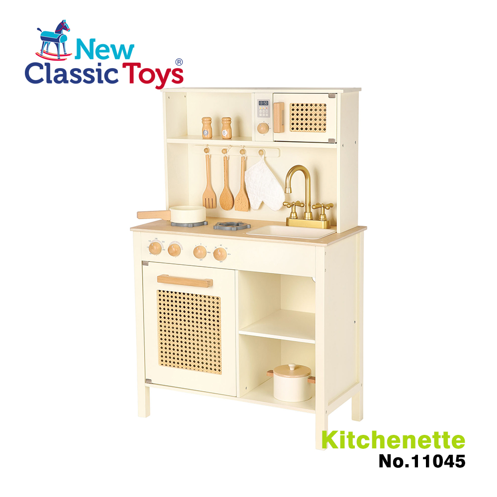 【荷蘭New Classic Toys】陽光小主廚木製廚房玩具 - 11045